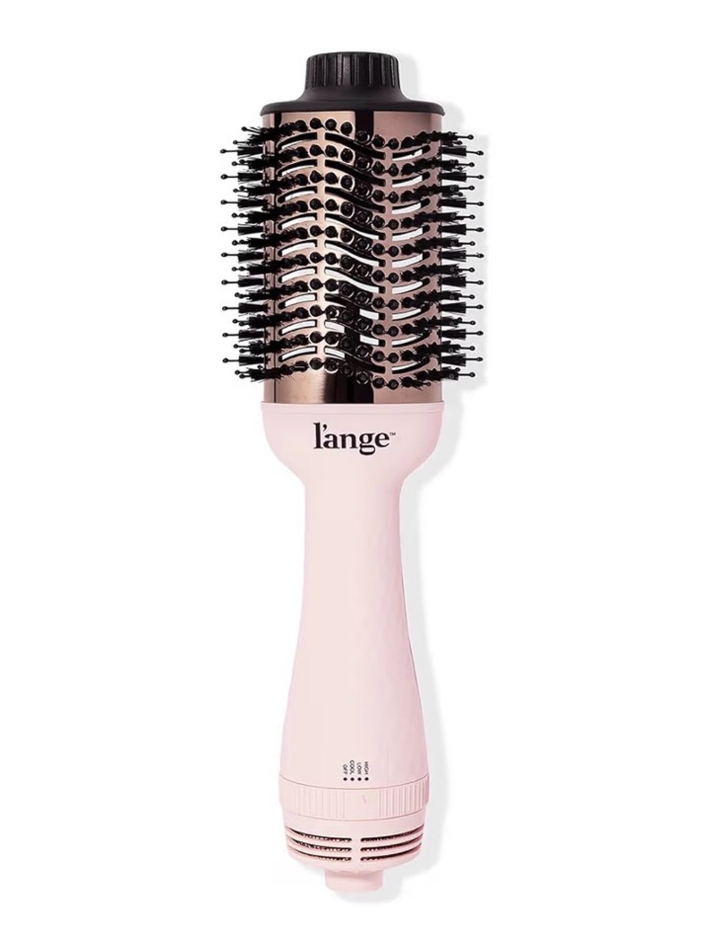 Lange Rose Gold and Pink Hot Air Styling Brush